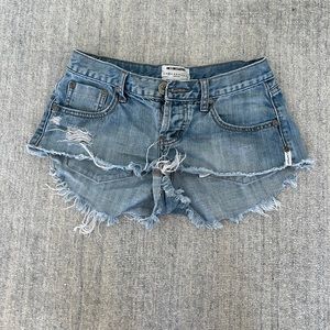 One Teaspoon Jean Shorts